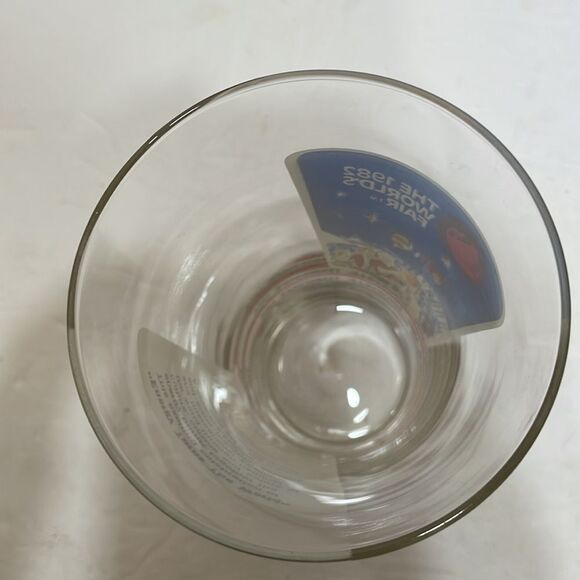VINTAGE 1982 WORLDS FAIR MCDONALDS/COCA COLA GLASS - Picture 4 of 7